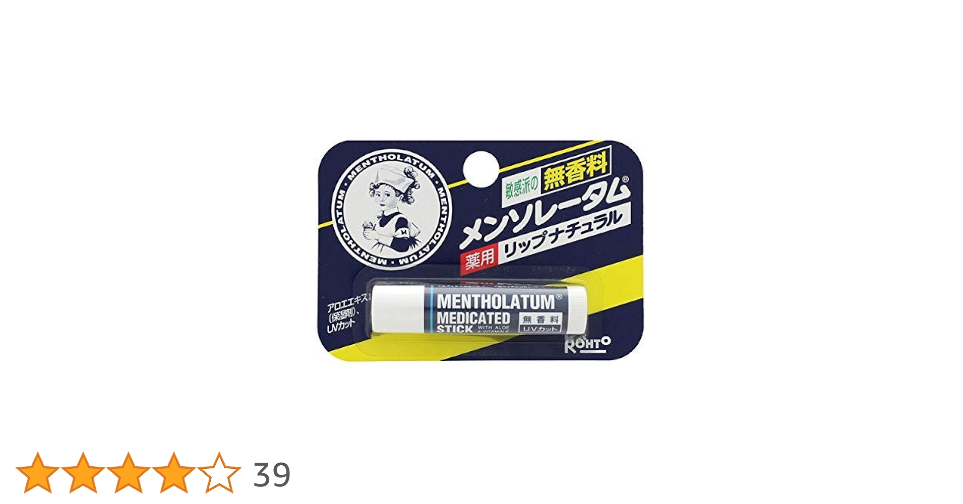 Amazon.co.jp: Rohto Pharmaceutical Mentholatum Medicated Lip